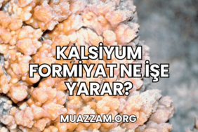 Kalsiyum Formiyat Ne İşe Yarar?