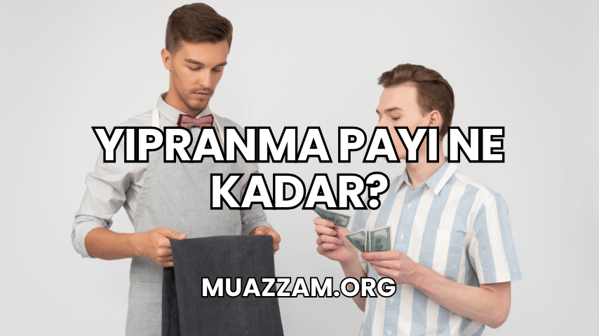 Yıpranma Payı Ne Kadar?