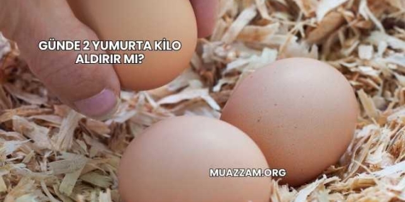 Günde 2 Yumurta Kilo Aldırır mı?
